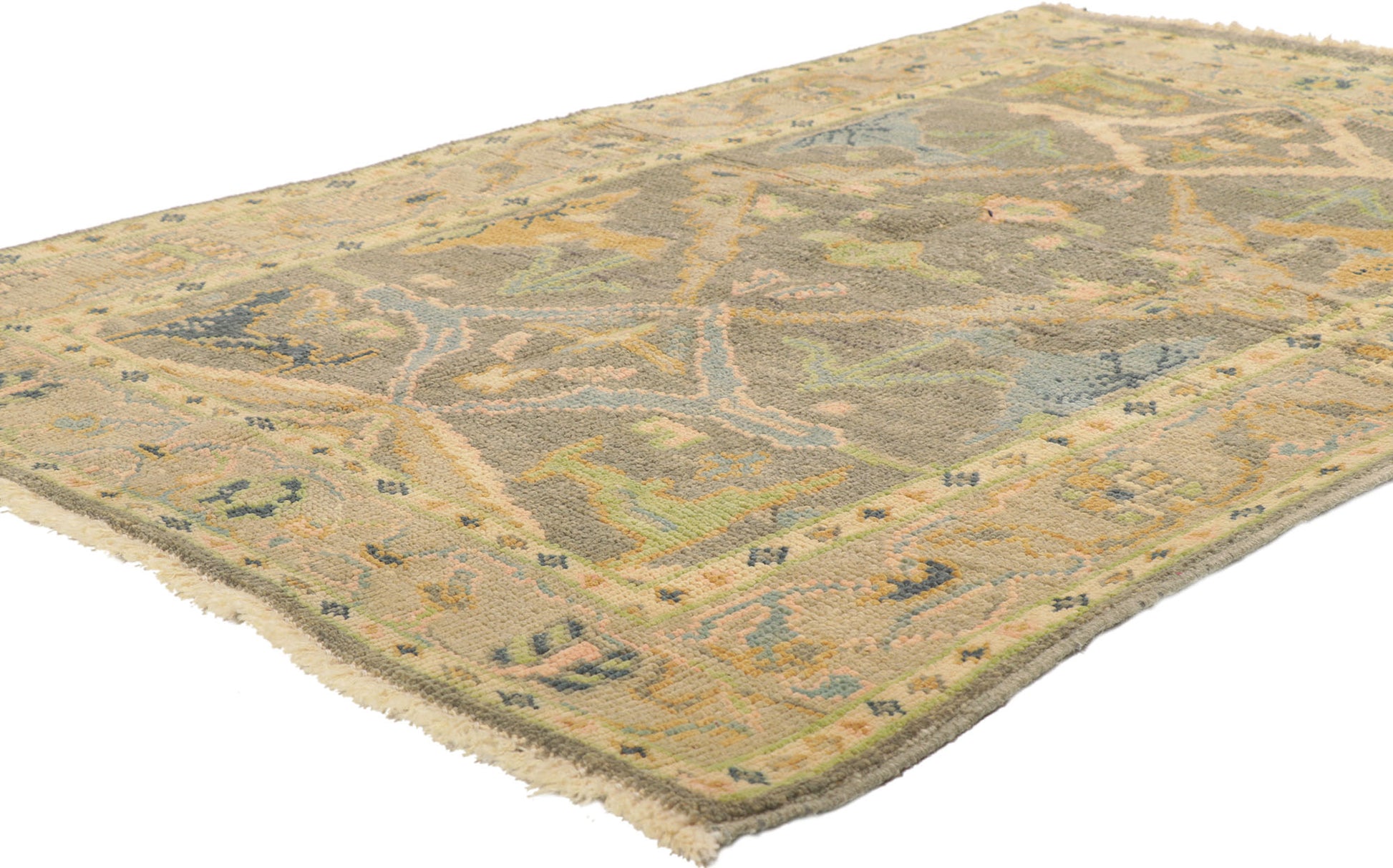 4 x 6 Colorful Oushak Rug 80682