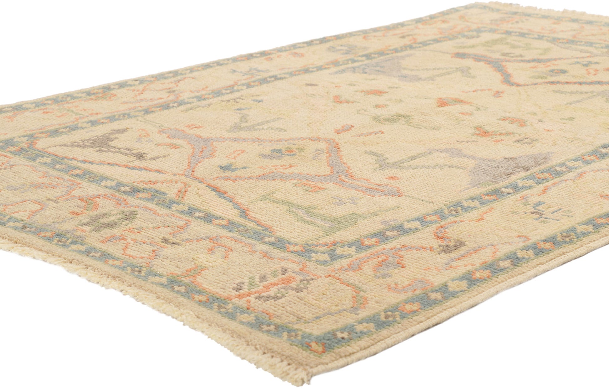 4 x 6 Colorful Oushak Rug 80683