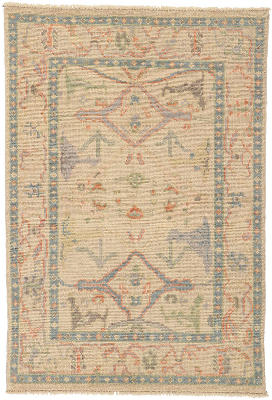4 x 6 Colorful Oushak Rug 80683