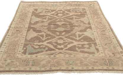 4 x 6 Vintage-Inspired Oushak Rug 80685