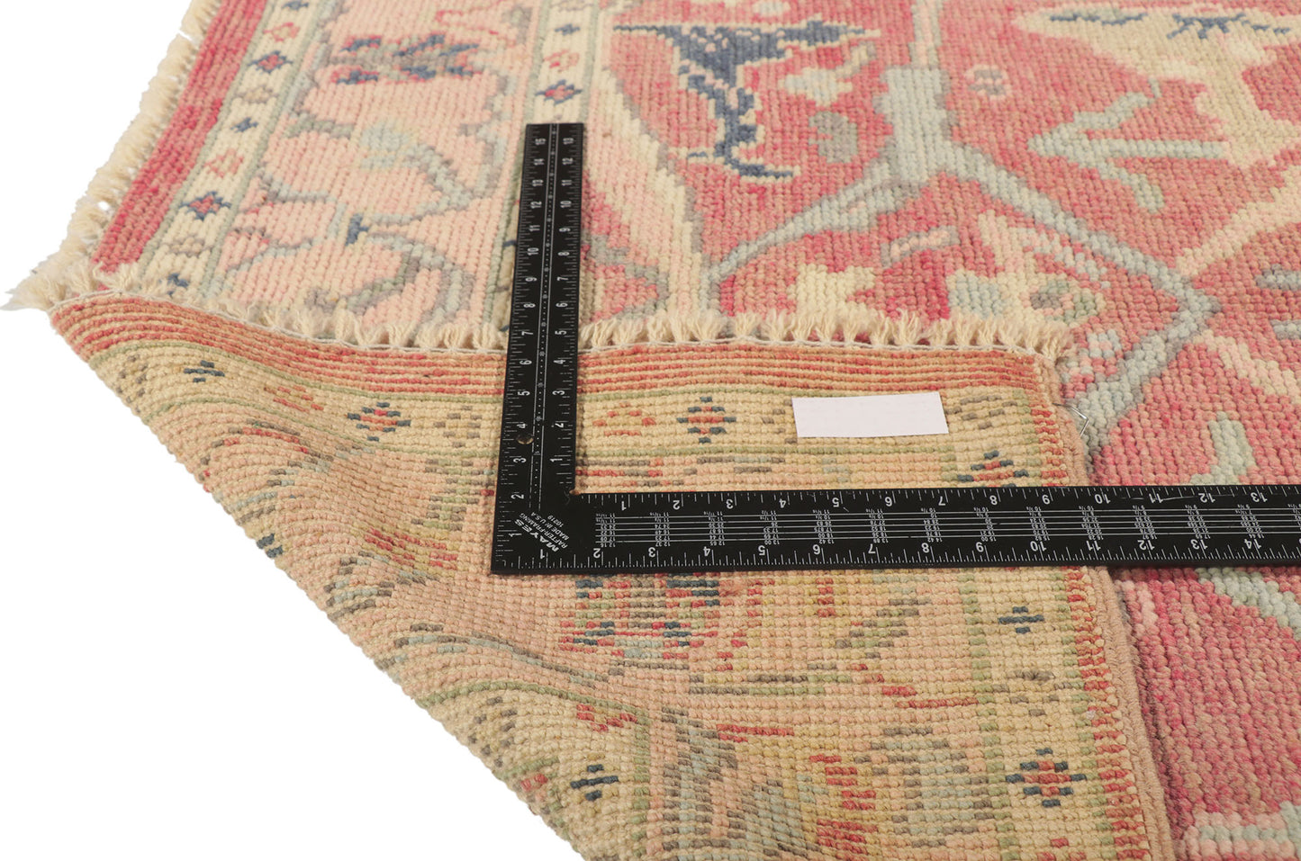 4 x 6 Colorful Pink Oushak Rug 80686