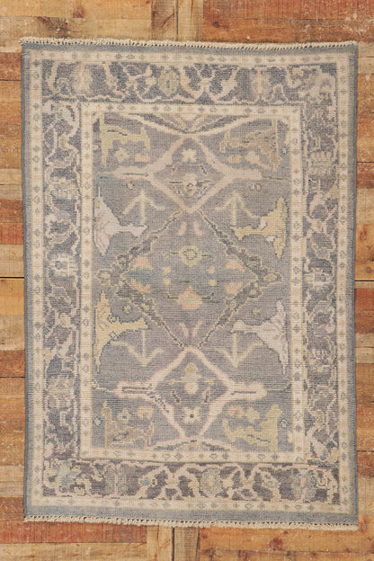 4 x 6 Vintage-Inspired Oushak Rug 80687