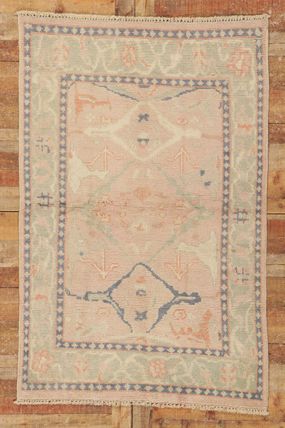 4 x 6 Vintage-Inspired Oushak Rug 80690