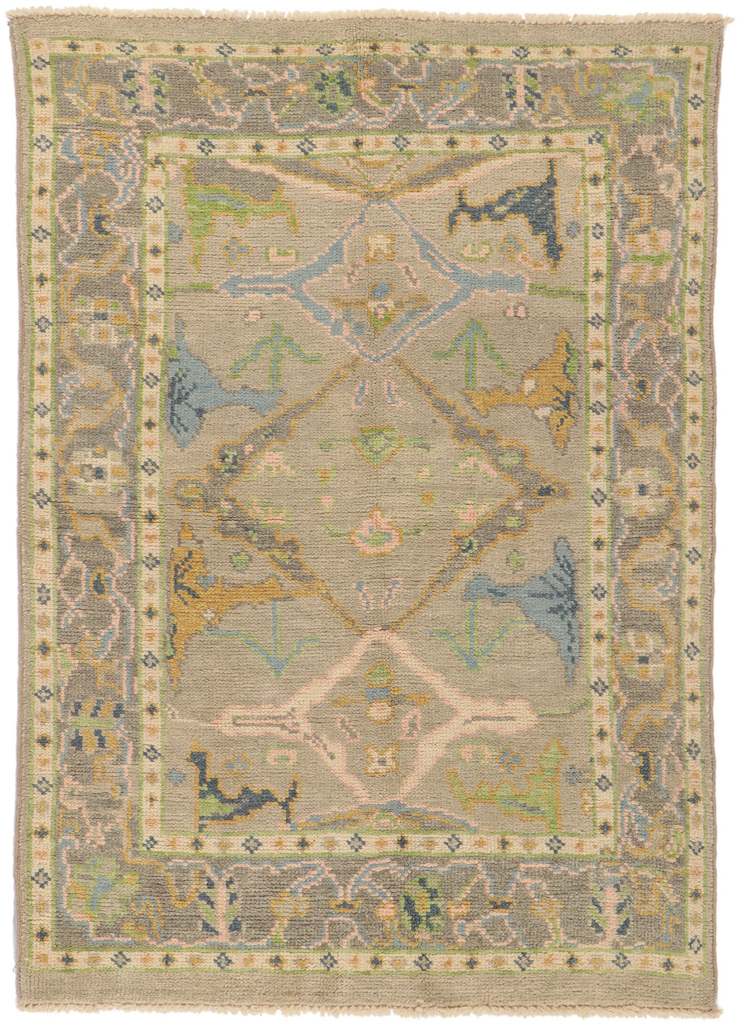 4 x 6 Colorful Oushak Rug 80691