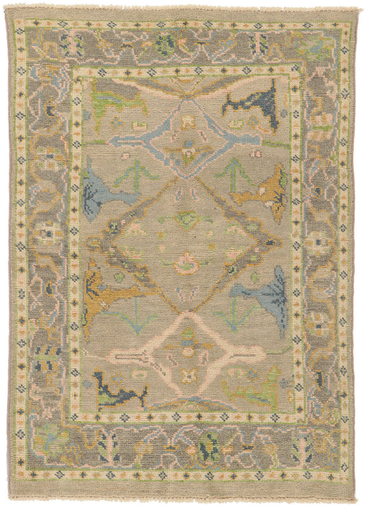 4 x 6 Colorful Oushak Rug 80691