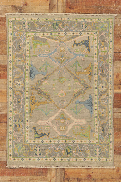 4 x 6 Colorful Oushak Rug 80691