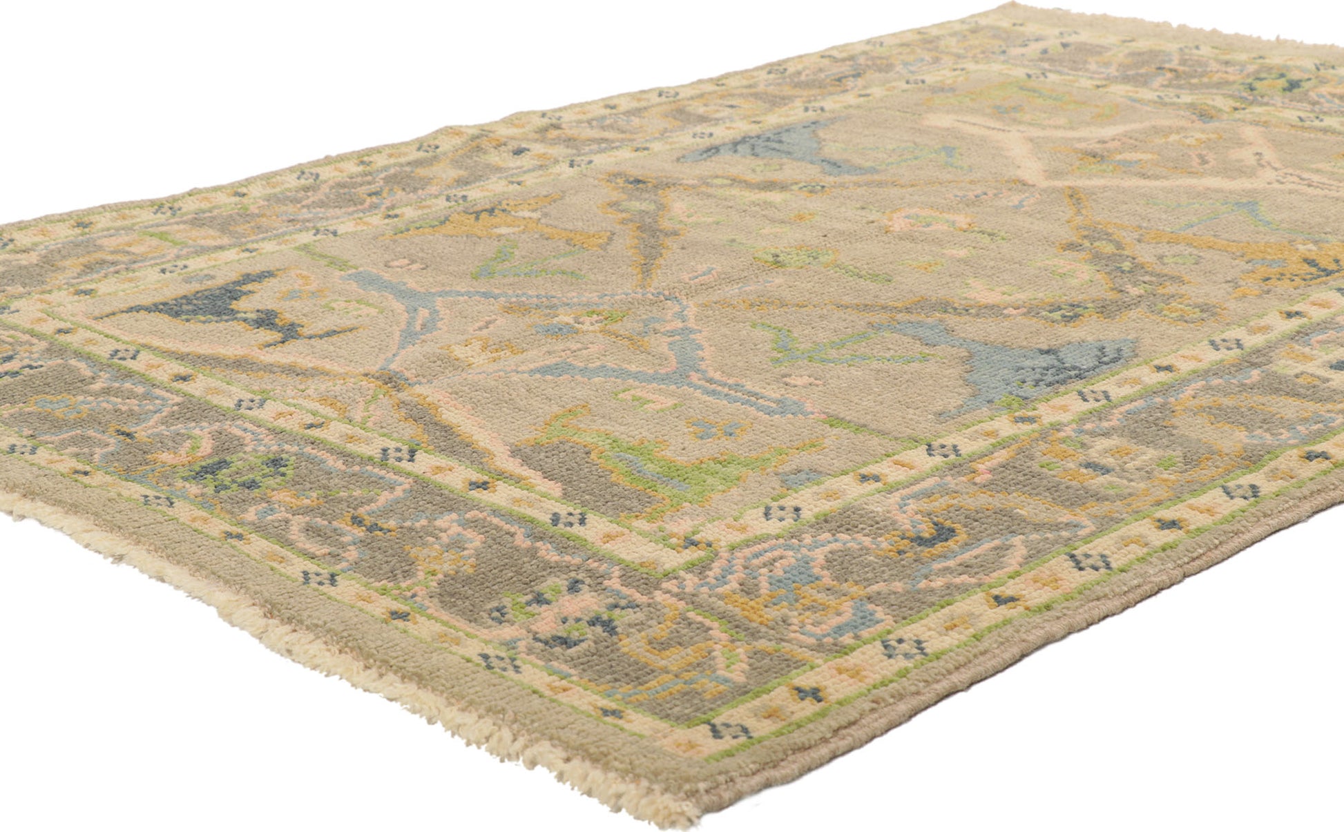 4 x 6 Colorful Oushak Rug 80691