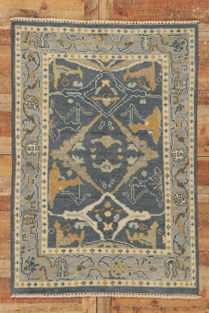 4 x 6 Modern Oushak Rug 80692