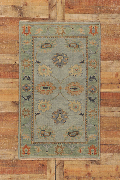 3 x 5 Colorful Oushak Rug 80693