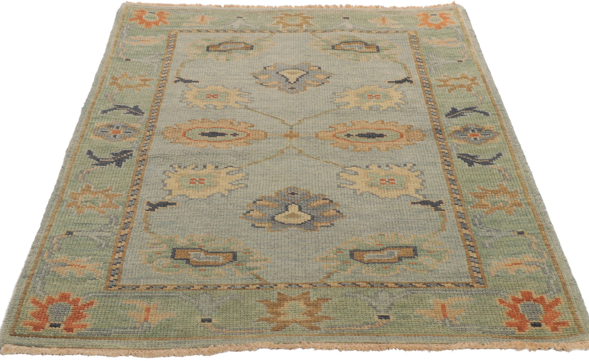 3 x 5 Colorful Oushak Rug 80693