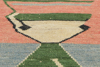 4 x 7 Contemporary Moroccan Textured Rug 80717