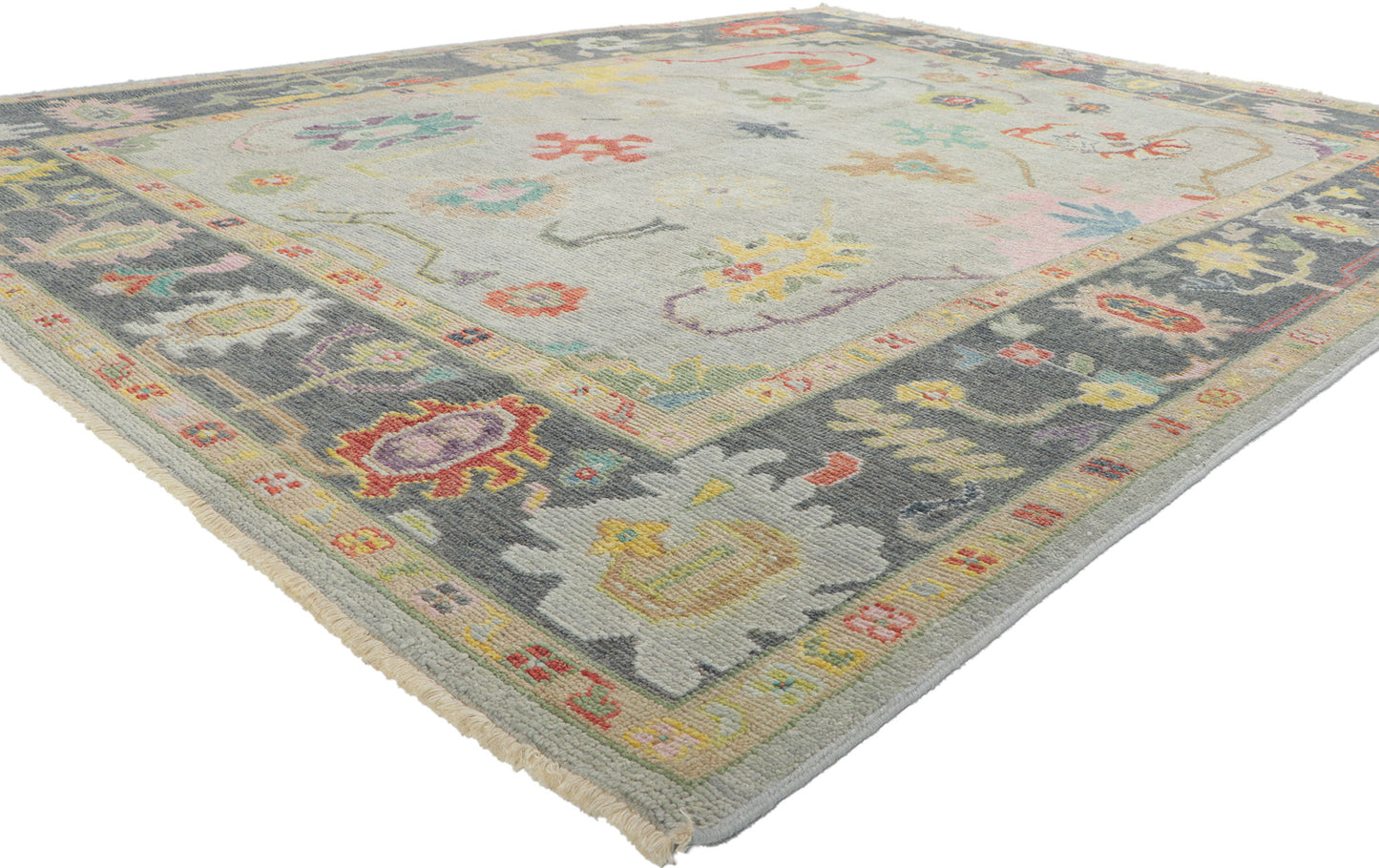 8 x 10 Colorful Oushak Rug 30369