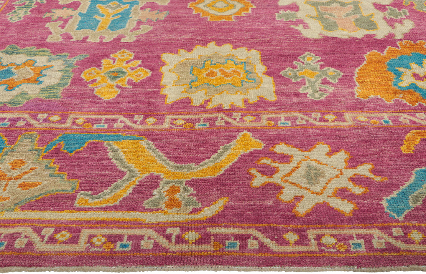 8 x 10 Colorful Turkish Oushak Rug 51891