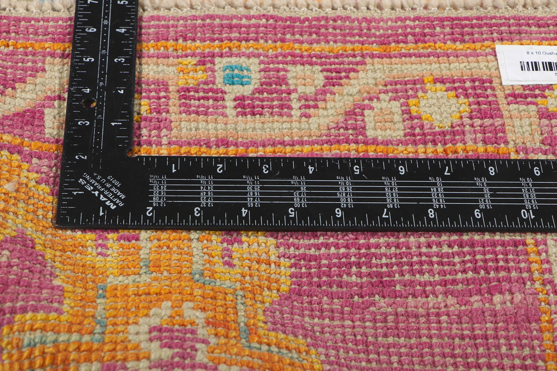 8 x 10 Colorful Turkish Oushak Rug 51891
