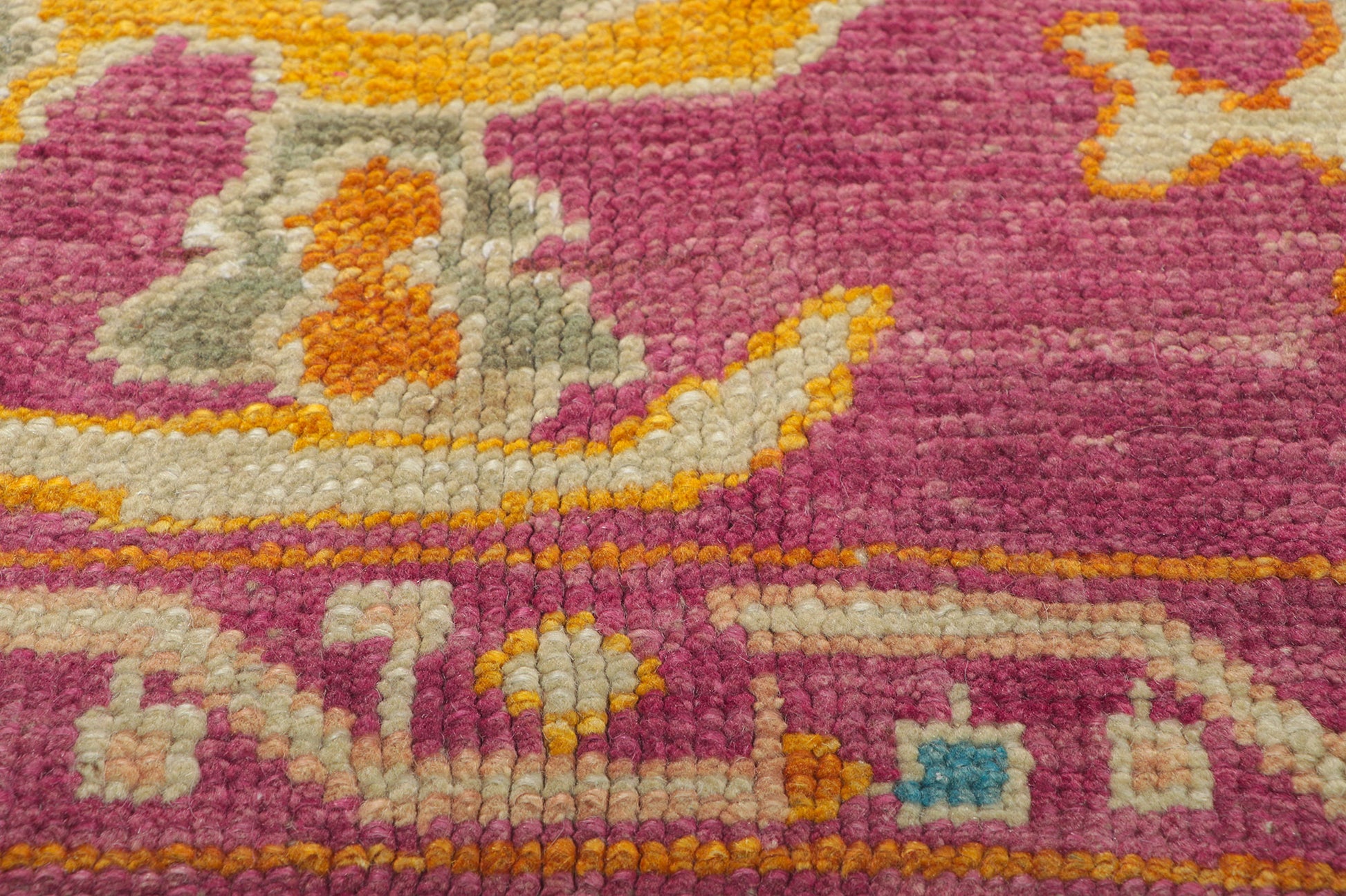 8 x 10 Colorful Turkish Oushak Rug 51891
