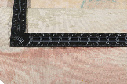 8 x 10 Contemporary Abstract Wool and Silk Rug 30865