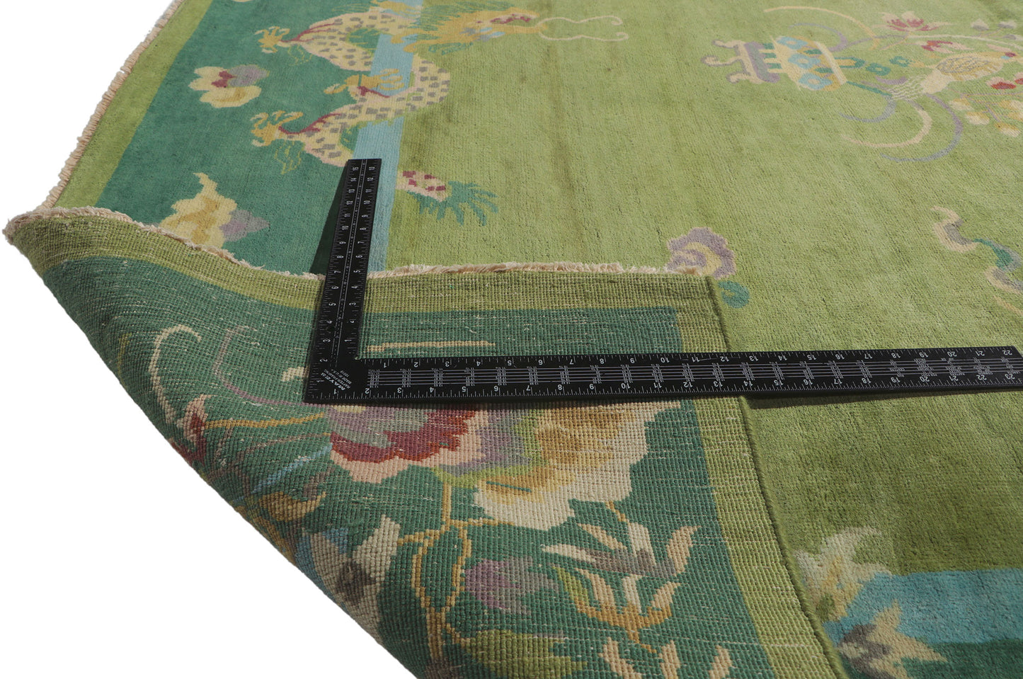 8 x 10 Chinese Art Deco Dragon Rug 30818
