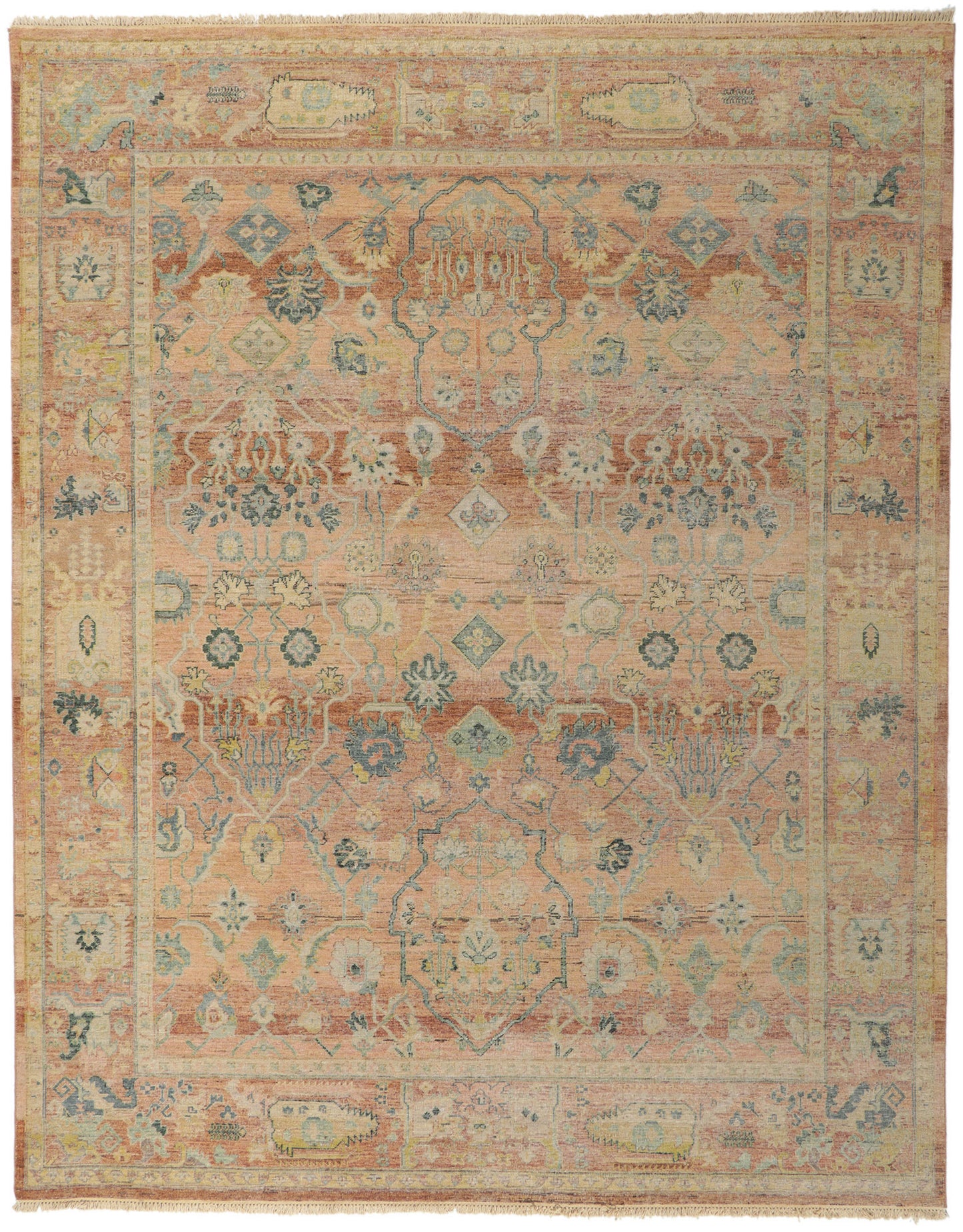 8 x 10 Vintage-Inspired Distressed Rug 30780