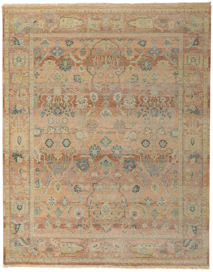 8 x 10 Vintage-Inspired Distressed Rug 30780