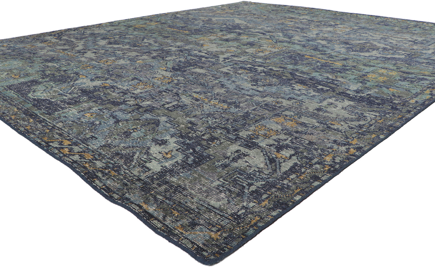 8 x 10 Vintage-Inspired Distressed Rug 30787