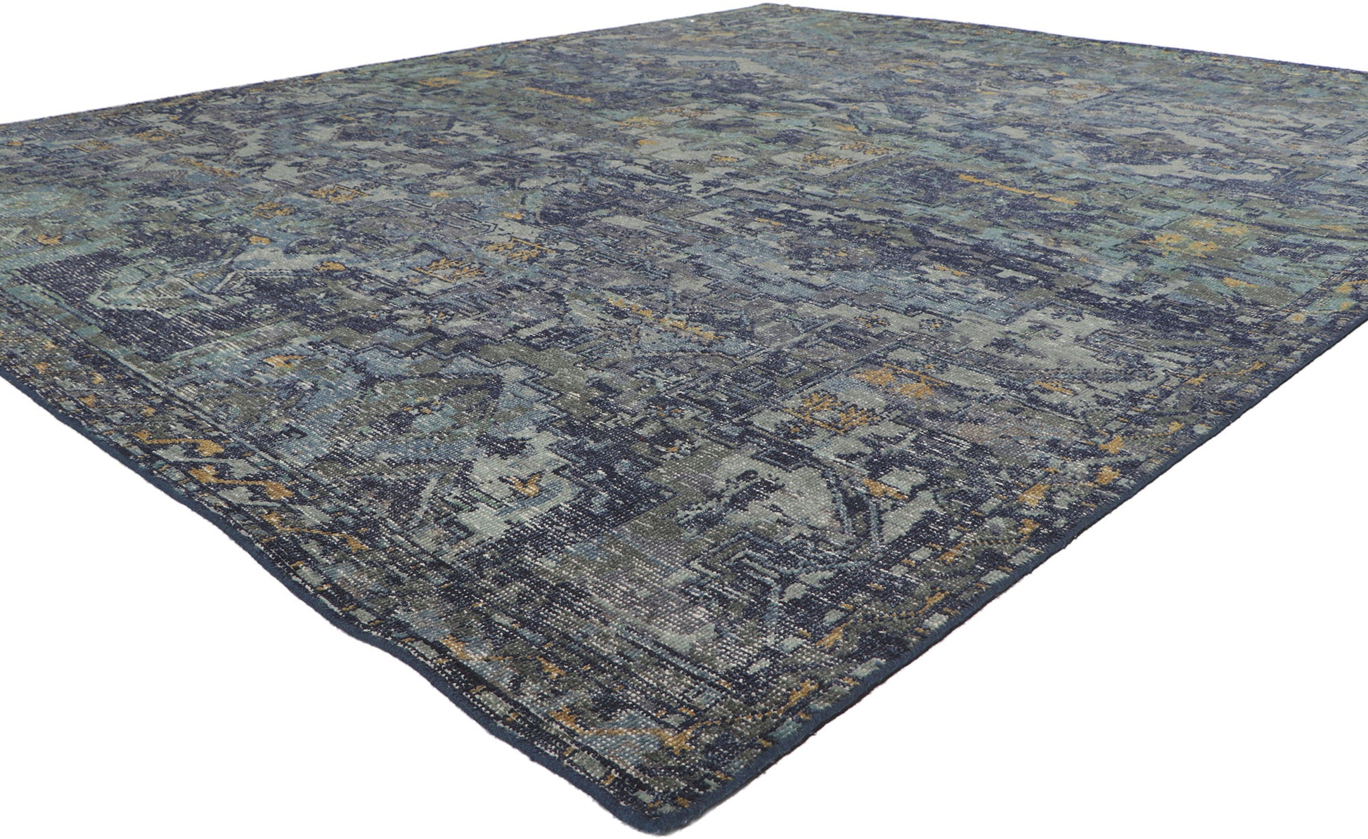 8 x 10 Vintage-Inspired Distressed Rug 30787