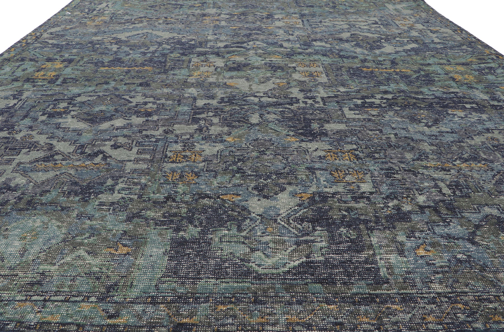 8 x 10 Vintage-Inspired Distressed Rug 30787