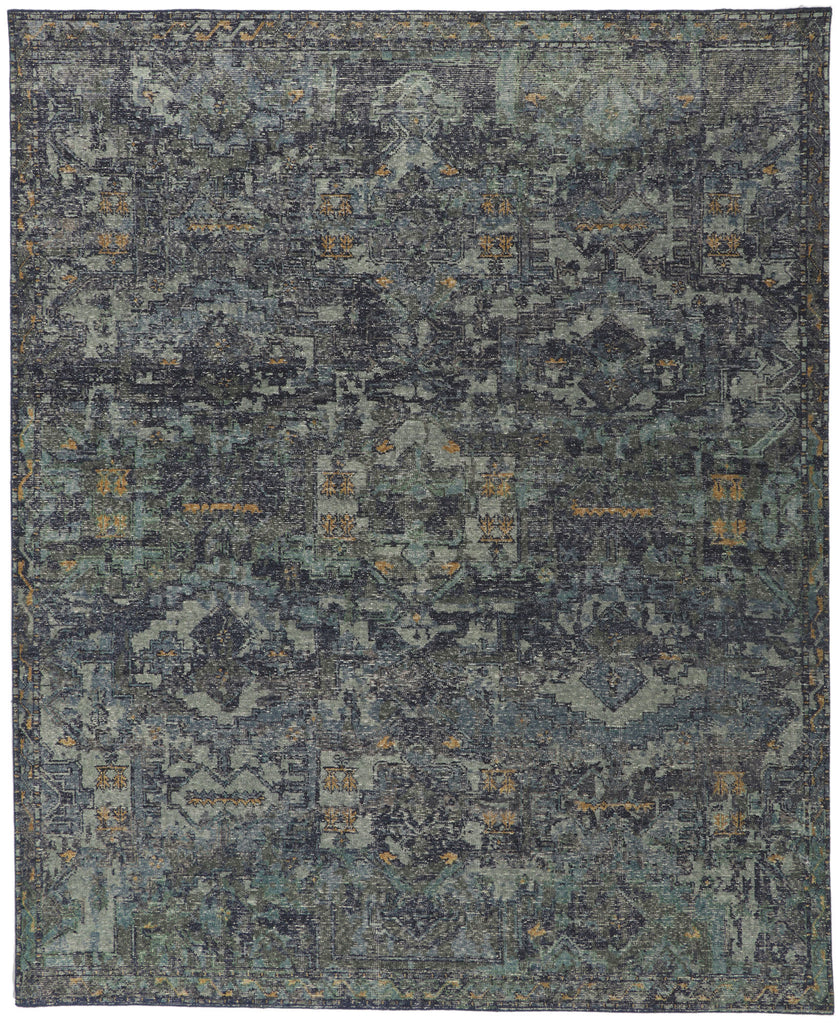 8 x 10 Vintage-Inspired Distressed Rug 30787