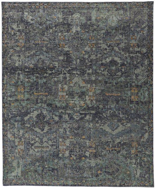 8 x 10 Vintage-Inspired Distressed Rug 30787