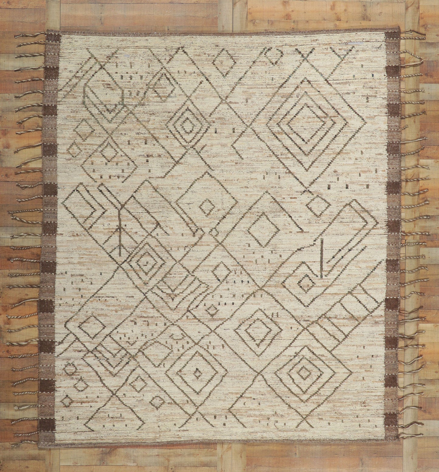 8 x 10 Earth-Tone Moroccan Rug 80795
