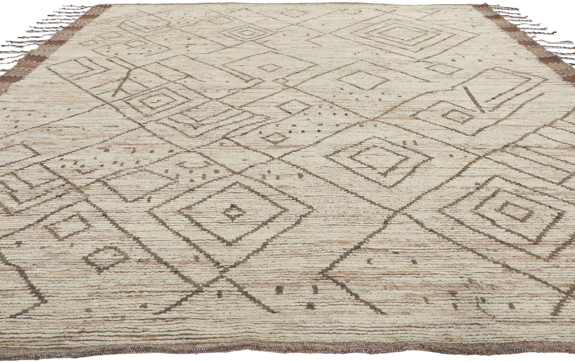 8 x 10 Earth-Tone Moroccan Rug 80795