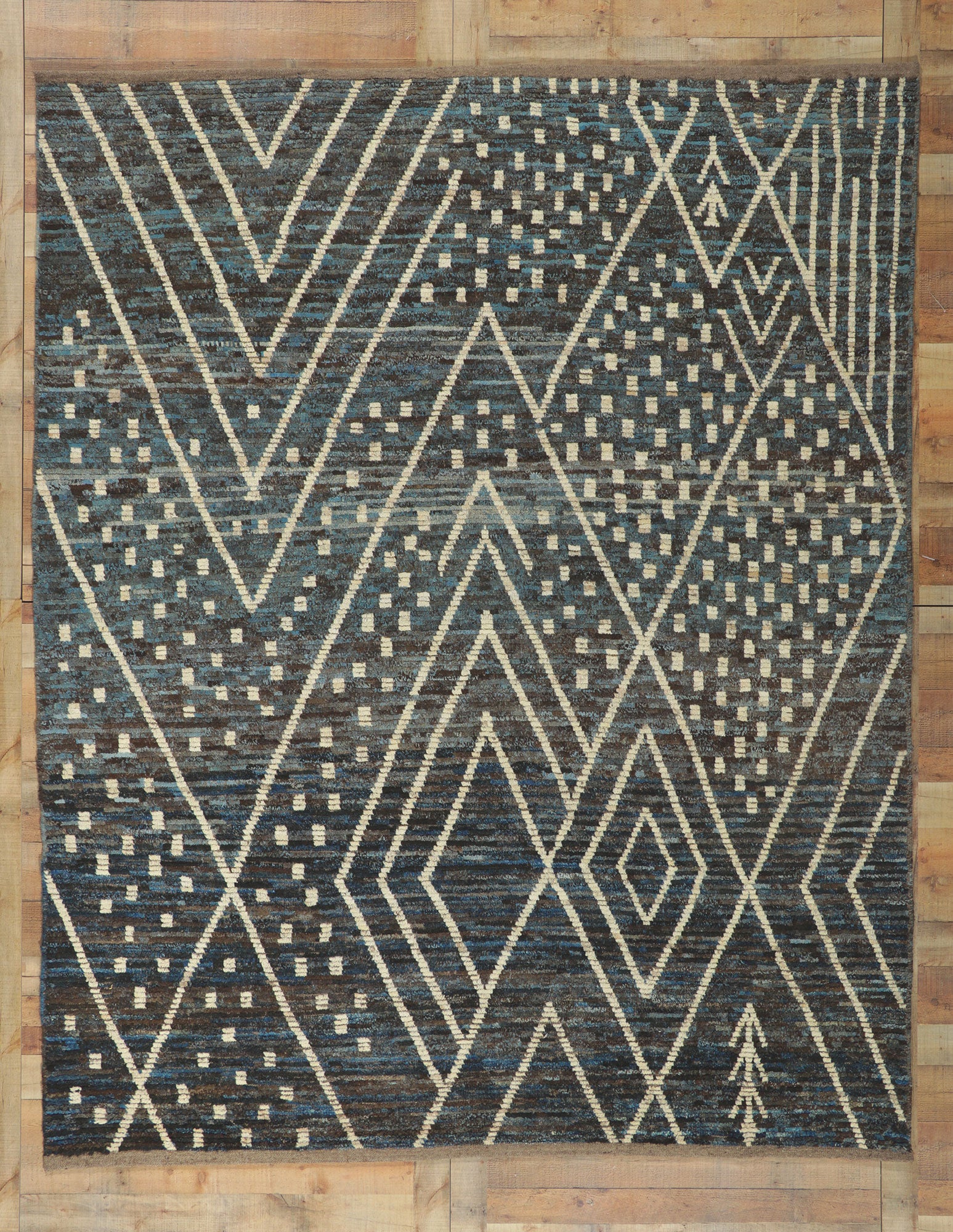 8 x 10 Earth-Tone Moroccan Rug 80796