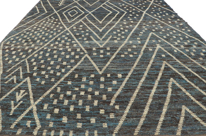 8 x 10 Earth-Tone Moroccan Rug 80796