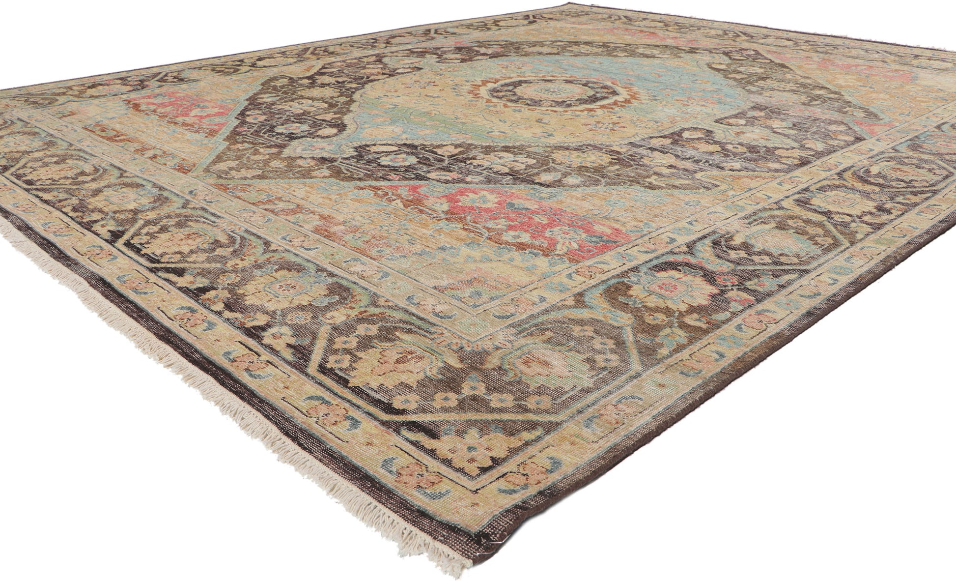 8 x 10 Vintage-Inspired Distressed Rug 30779