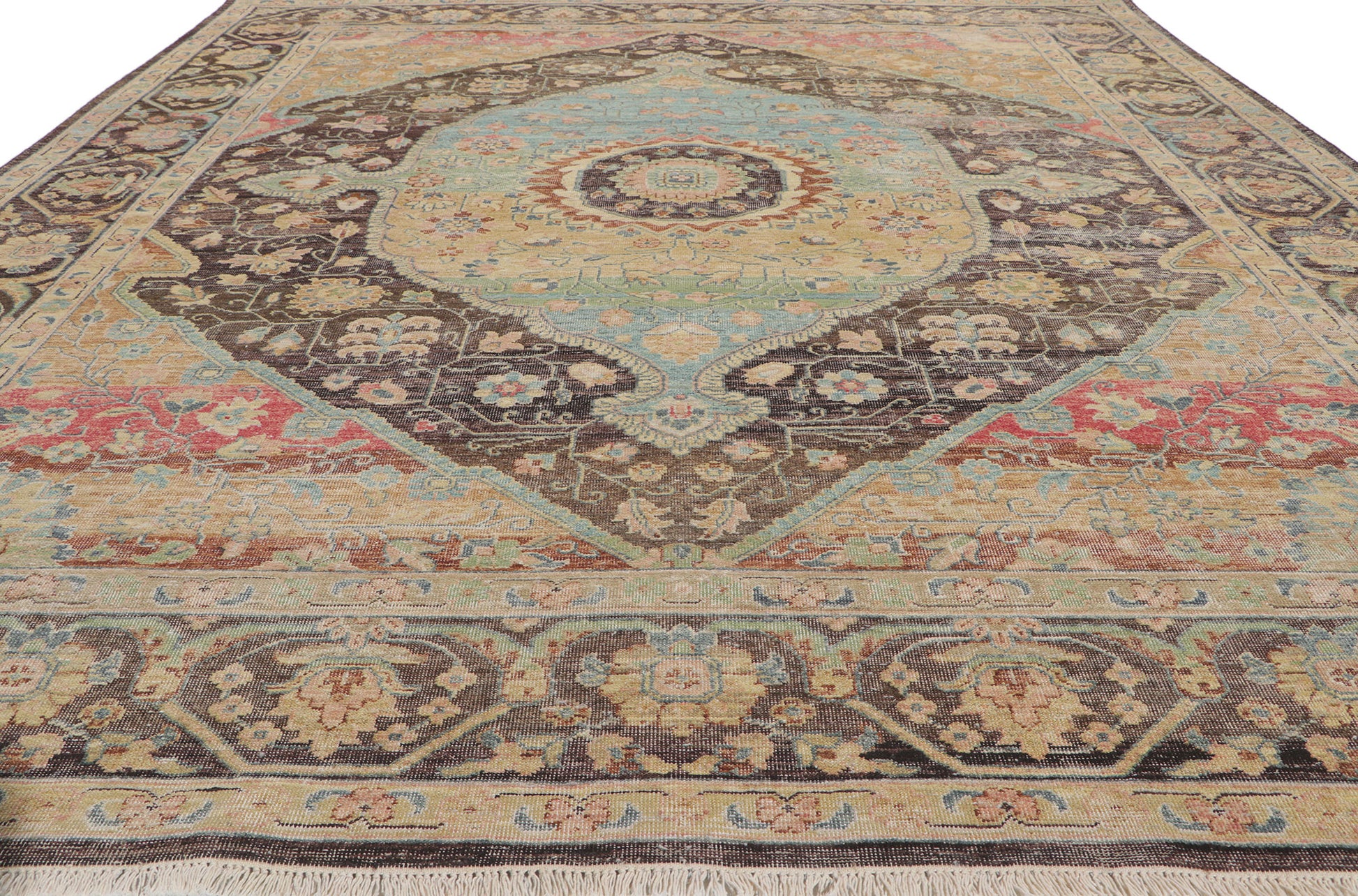 8 x 10 Vintage-Inspired Distressed Rug 30779