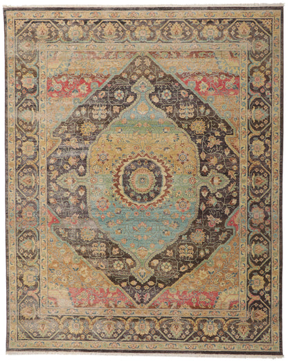 8 x 10 Vintage-Inspired Distressed Rug 30779