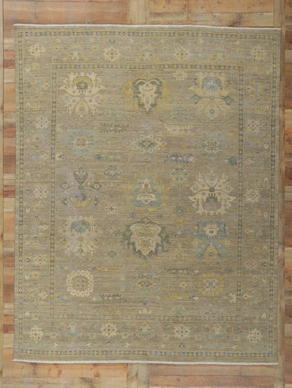 8 x 10 Vintage-Inspired Oushak Rug 30830