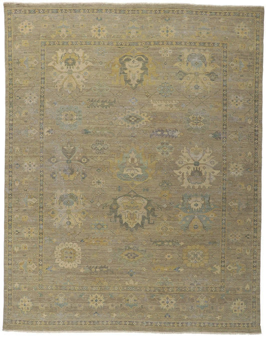 8 x 10 Vintage-Inspired Oushak Rug 30830