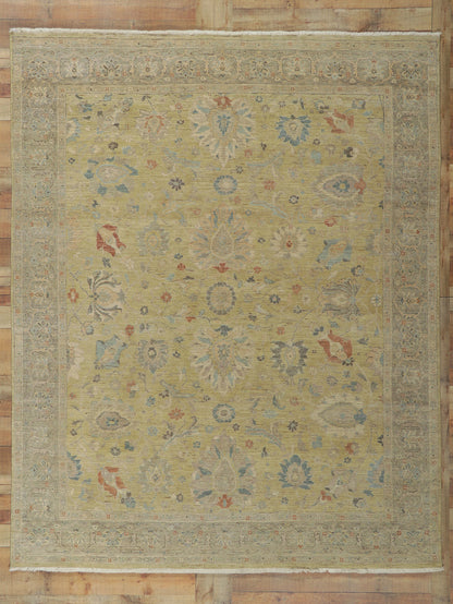 8 x 10 Vintage-Inspired Oushak Rug 30838