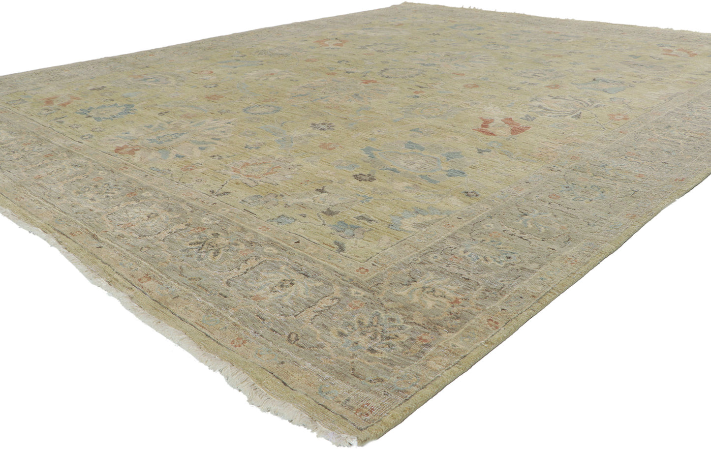 8 x 10 Vintage-Inspired Oushak Rug 30838
