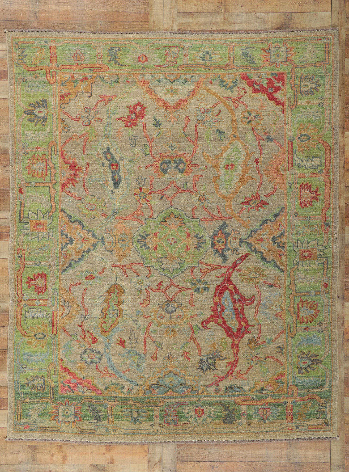 8 x 10 Contemporary Oushak Rug 80719