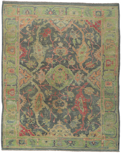8 x 10 Contemporary Oushak Rug 80721