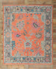 8 x 10 Colorful Oushak Rug 80898