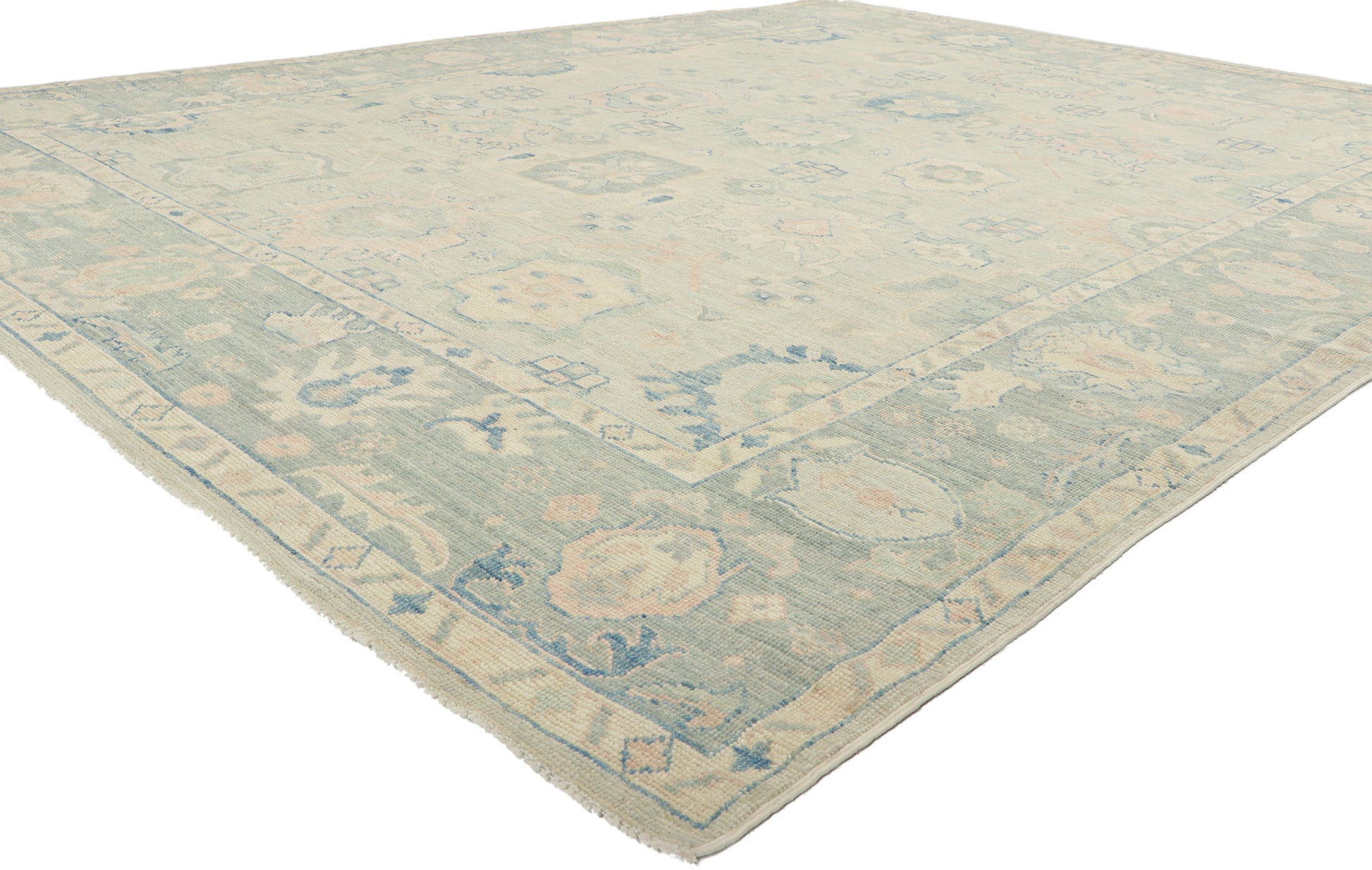 8 x 10 Colorful Oushak Rug 80900