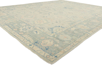 8 x 10 Colorful Oushak Rug 80900