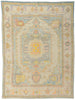8 x 10 Colorful Turkish Oushak Rug 53798