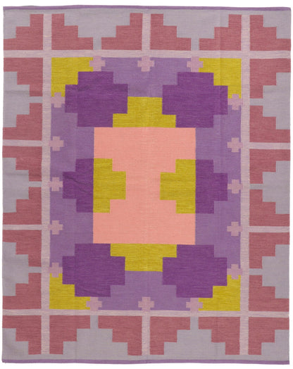 8 x 10 Scandinavian Modern Swedish Inspired Kilim Rug 30917