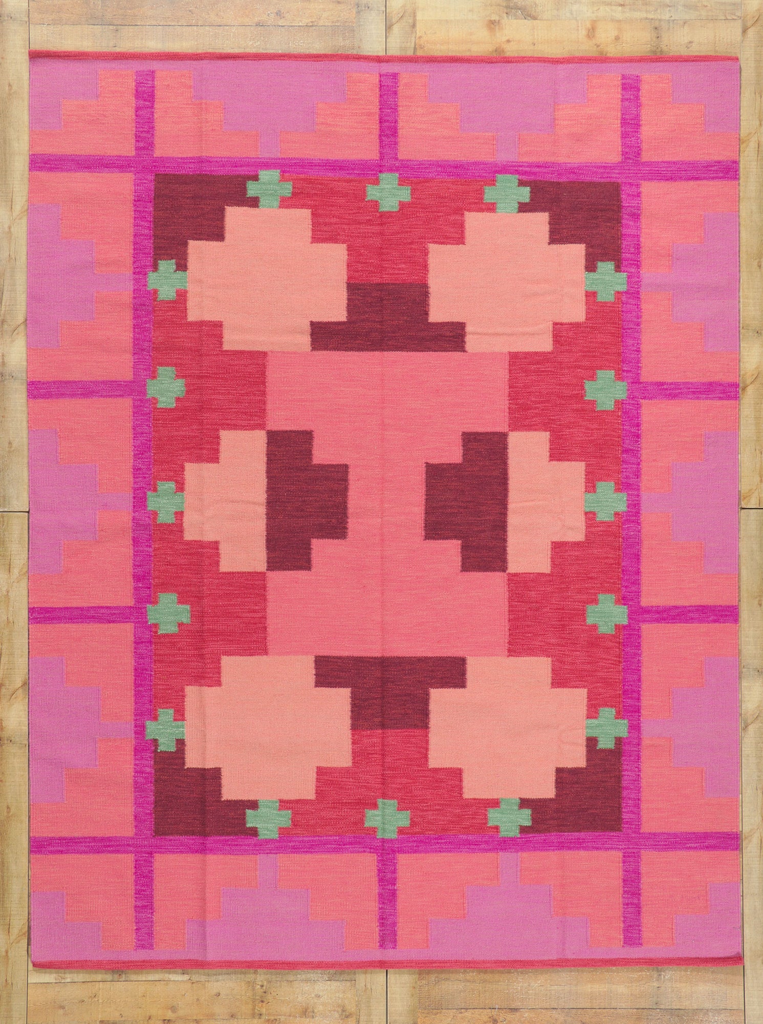 8 x 10 Swedish Inspired Kilim Rug 30918
