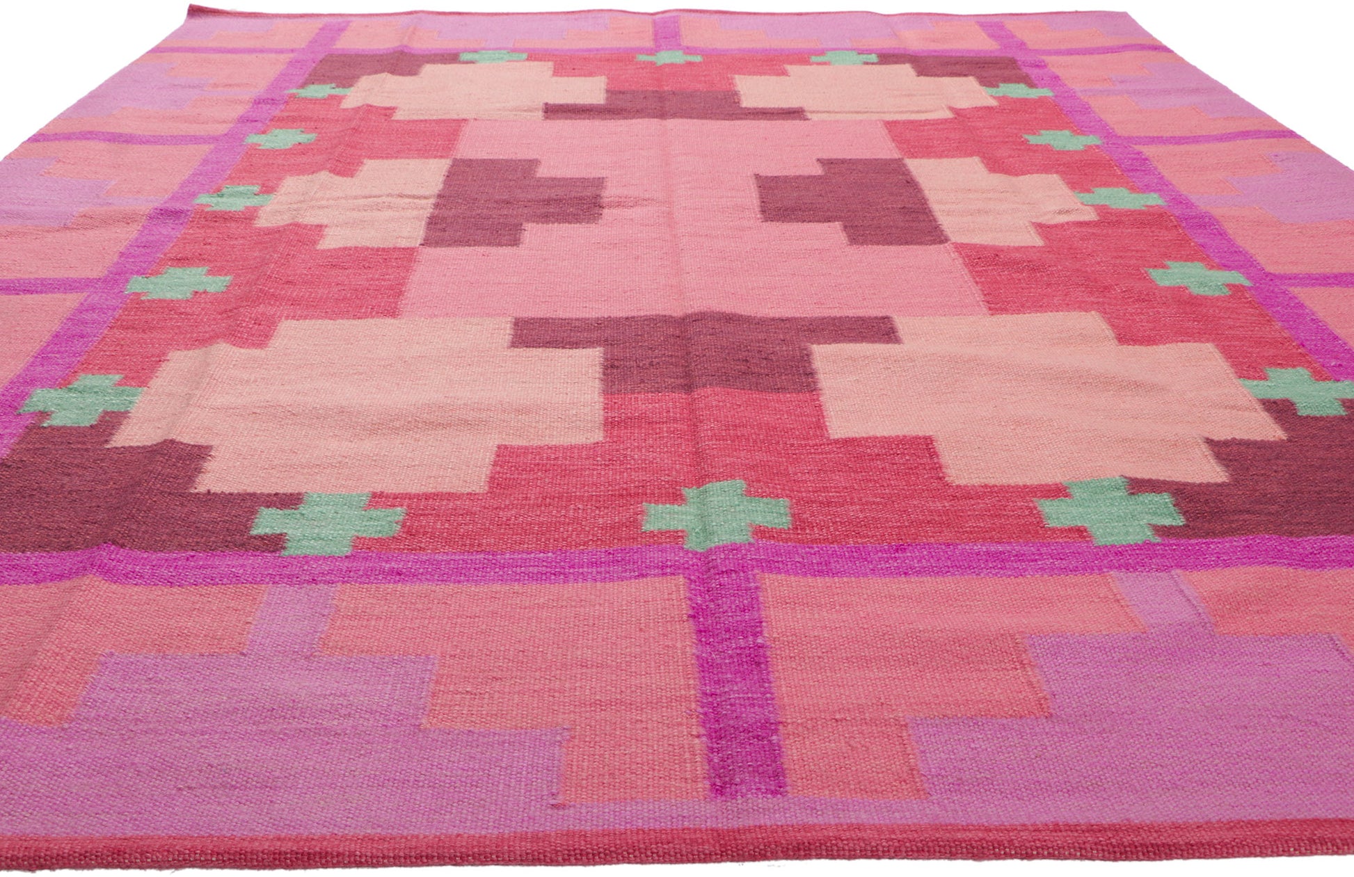 8 x 10 Swedish Inspired Kilim Rug 30918