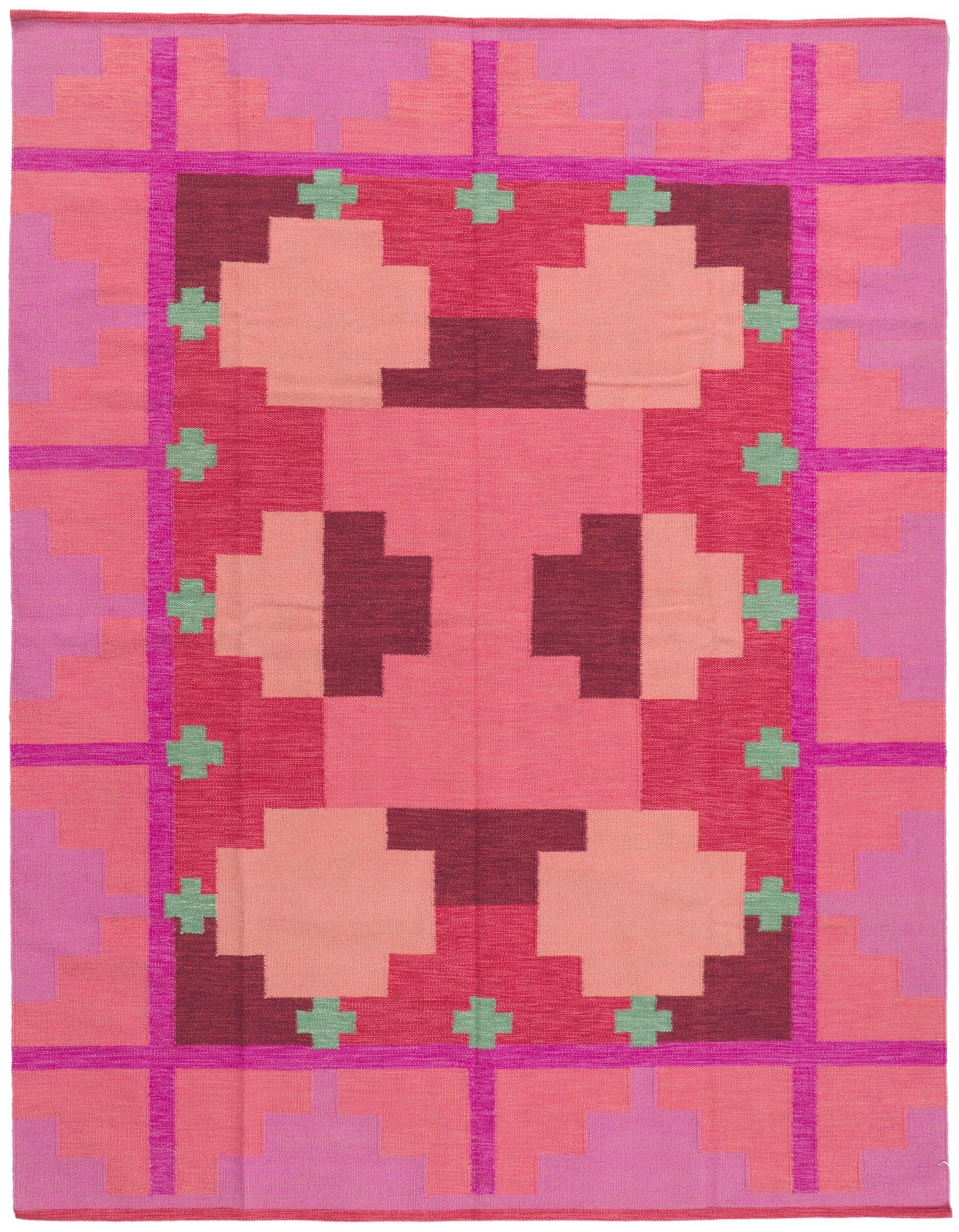 8 x 10 Swedish Inspired Kilim Rug 30918