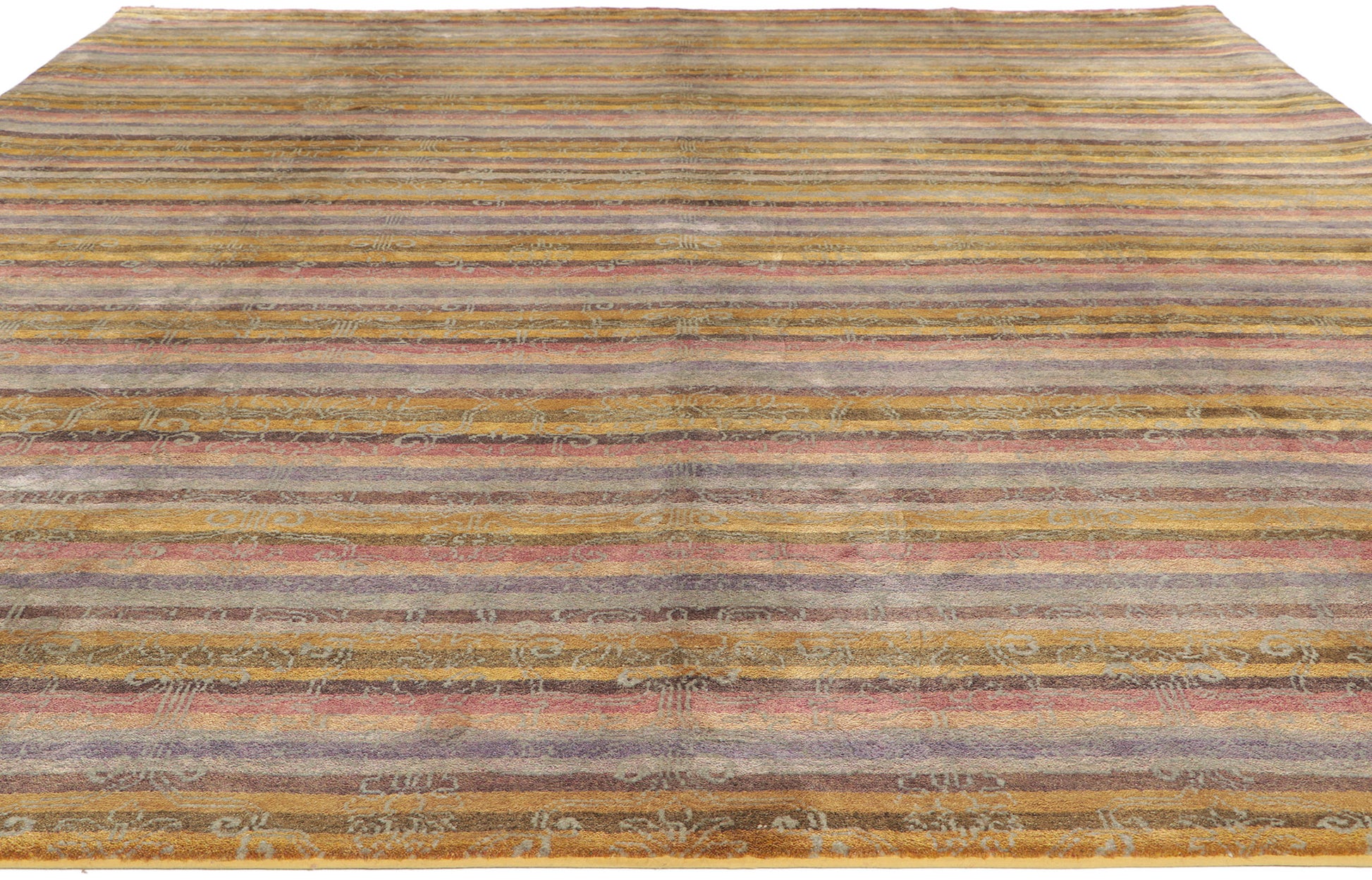 8 x 10 Transitional Striped Area Rug 30227